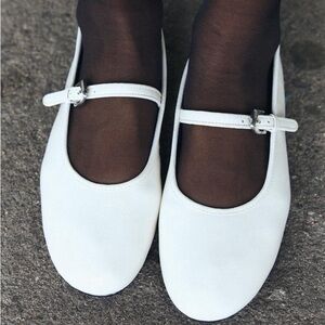 ZARA Leather Flats